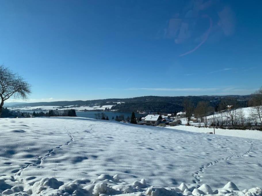 Ancienne Ferme Comtoise 4 Etoiles, 11 Personnes Lac St-Point/Mont D'Or Montperreux Zewnętrze zdjęcie