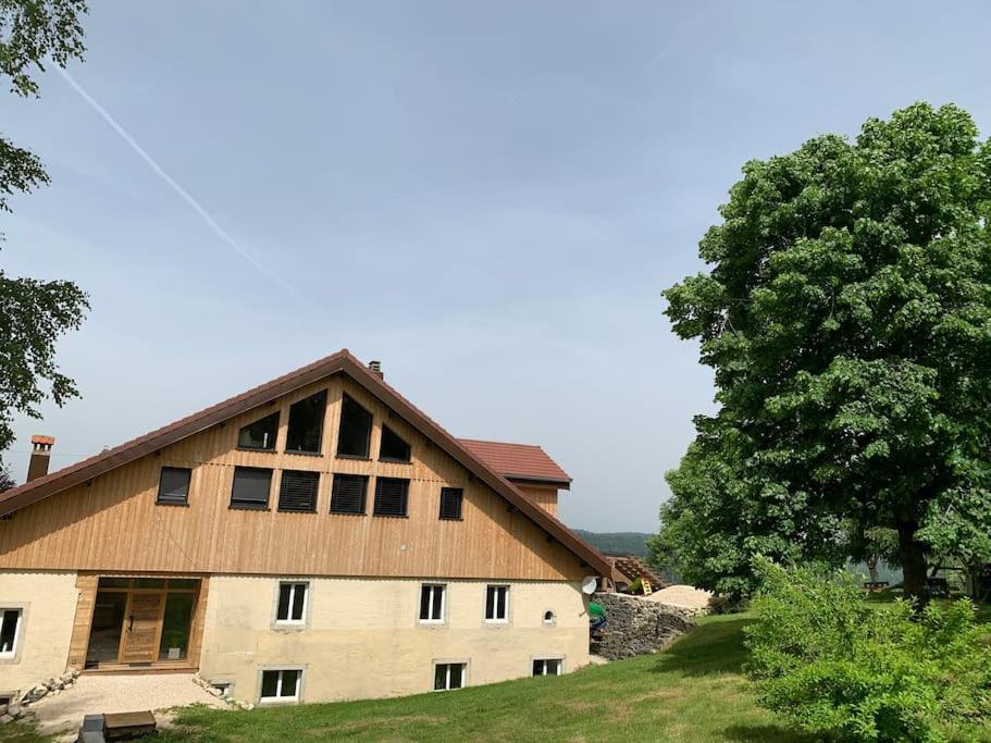 Ancienne Ferme Comtoise 4 Etoiles, 11 Personnes Lac St-Point/Mont D'Or Montperreux Zewnętrze zdjęcie
